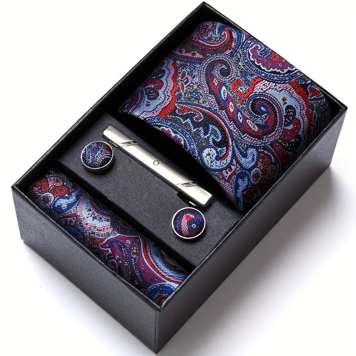 Herren_Krawatten_Set_mit_Paisley_Muster_Einstecktuch_Clip_Mansche_12