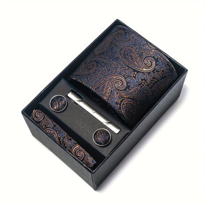 Herren_Krawatten_Set_mit_Paisley_Muster_Einstecktuch_Clip_Mansche_23
