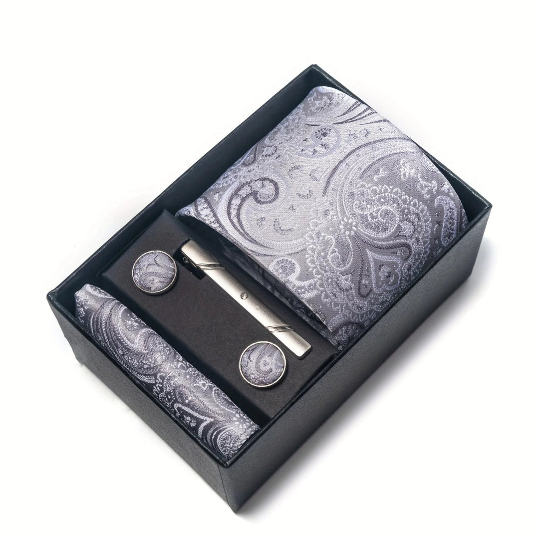 Herren_Krawatten_Set_mit_Paisley_Muster_Einstecktuch_Clip_Mansche_25