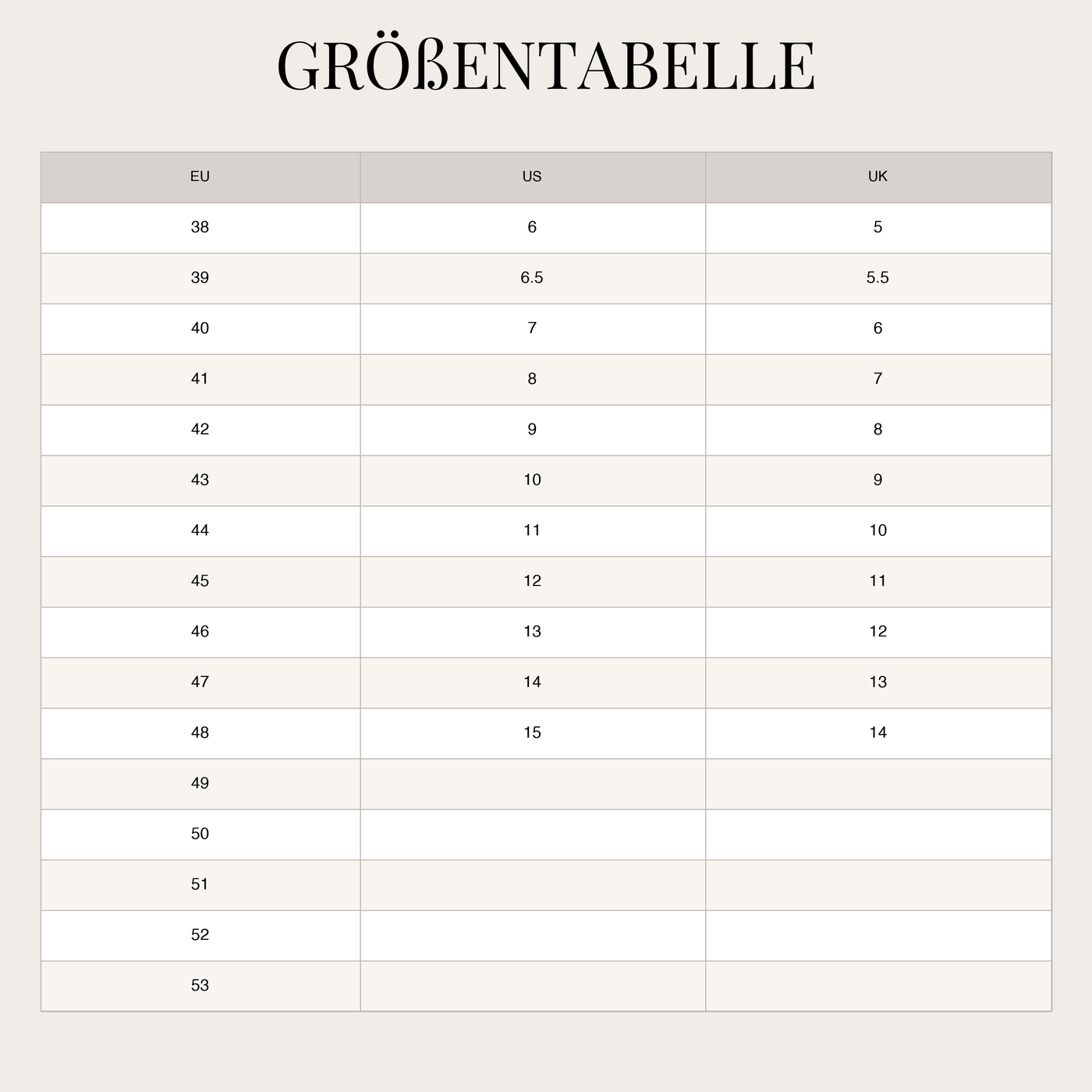 Męskie casualowe skórzane trampki | Do chodzenia size chart