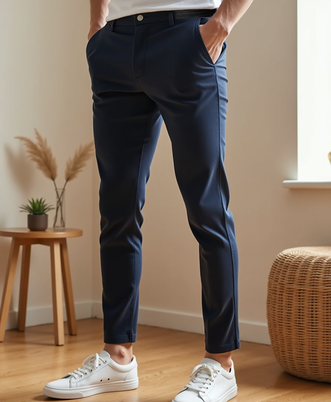 Stretch Hose mit Schmalem Schnitt für Herren