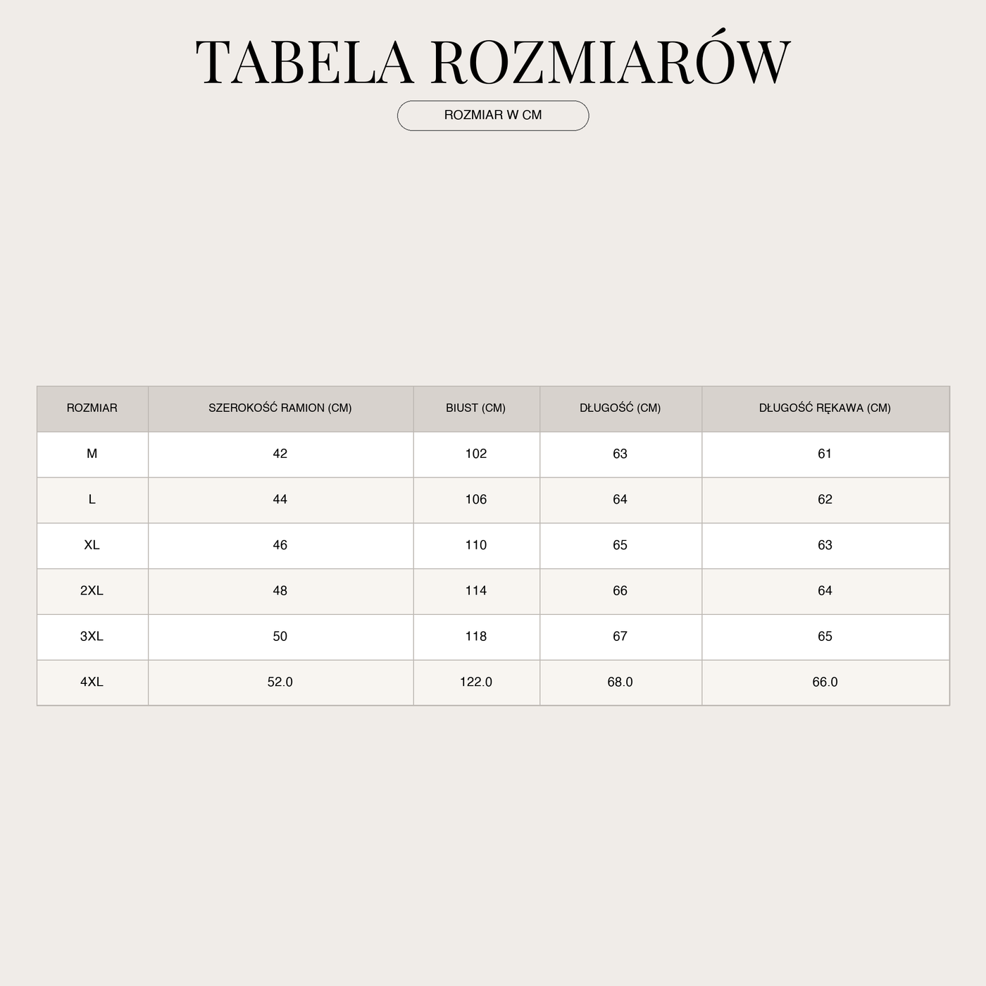 Kapuzenpullover für Herren – Hochwertig, weich und stilvoll size chart