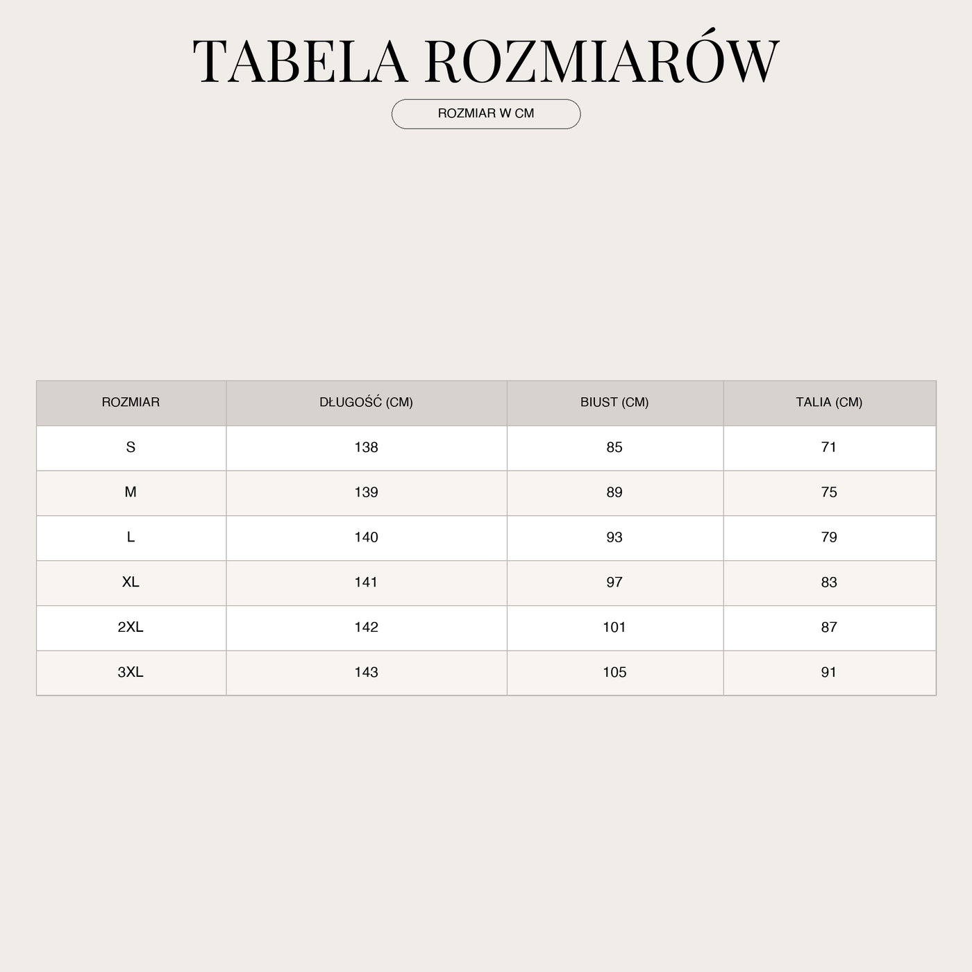 Wickelkleid für Damen – Elegant mit 3/4-Ärmeln size chart