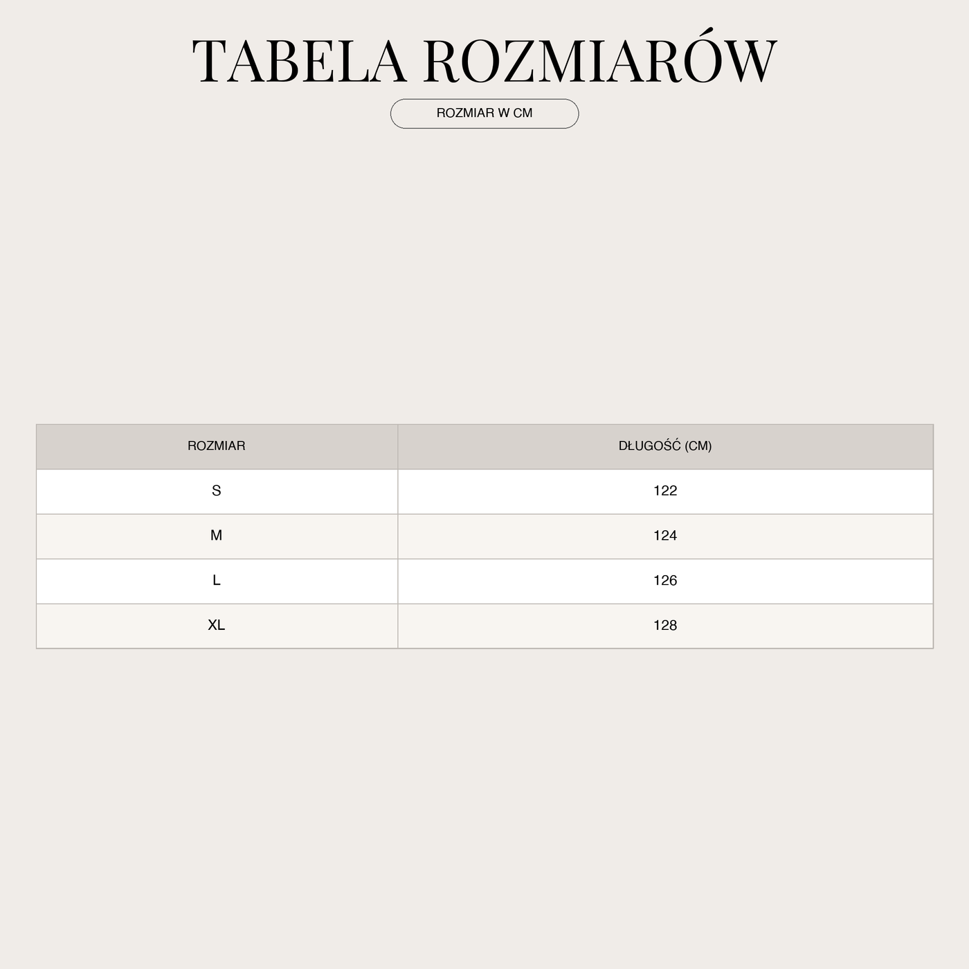 Damska sukienka z paskiem | Midi size chart