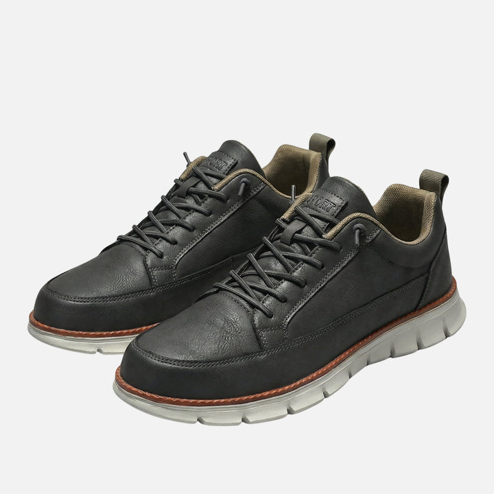 Kunstleder Freizeitsneaker mit Komfort für Herren