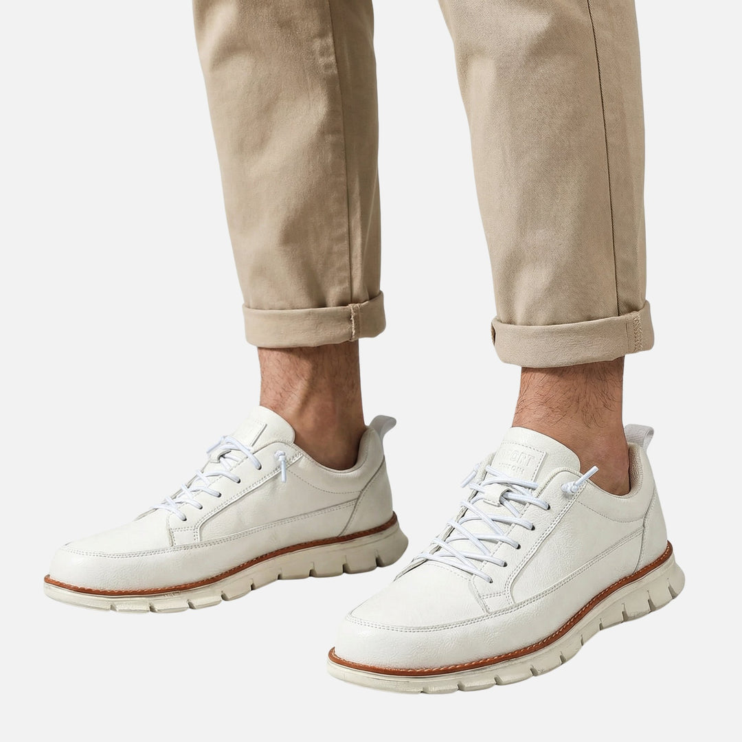 Kunstleder Freizeitsneaker mit Komfort für Herren
