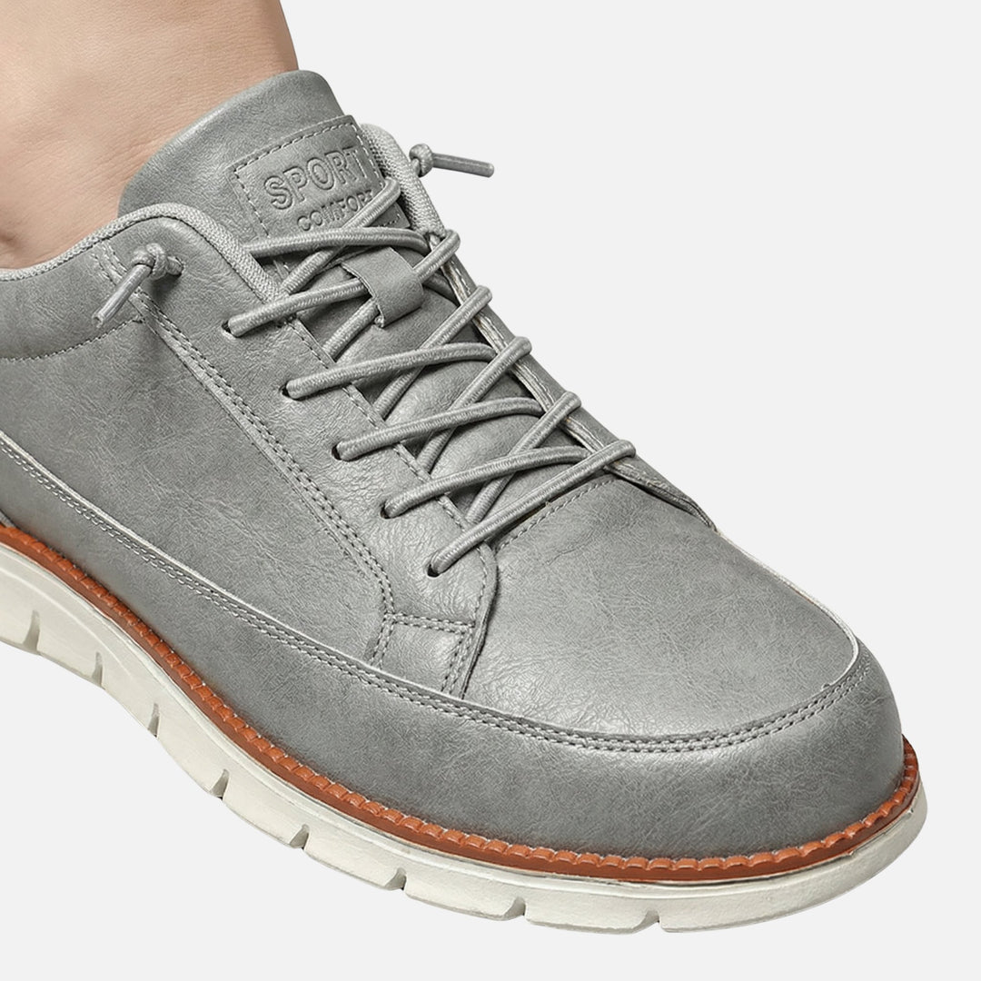 Kunstleder Freizeitsneaker mit Komfort für Herren