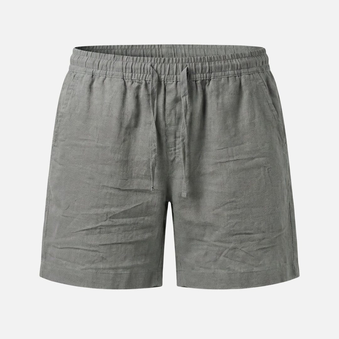 Kurze Baumwollhose mit Tunnelzug für Herren