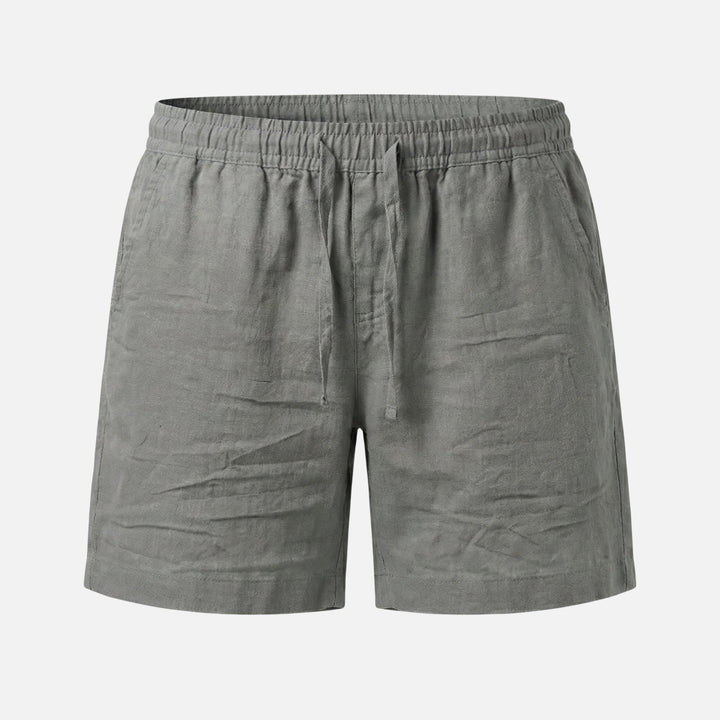 Kurze Baumwollhose mit Tunnelzug für Herren