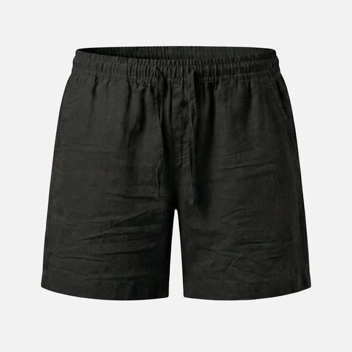 Kurze Baumwollhose mit Tunnelzug für Herren