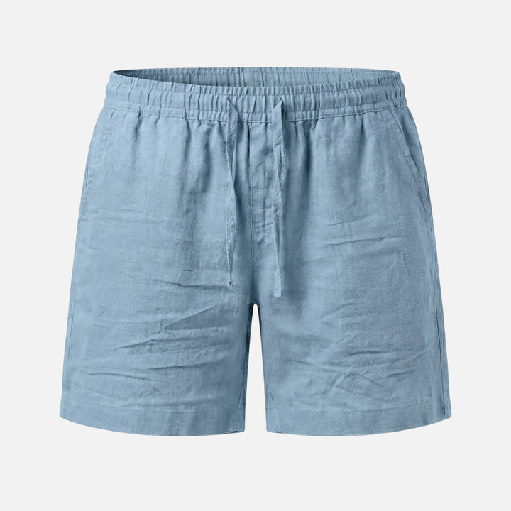 Kurze Baumwollhose mit Tunnelzug für Herren