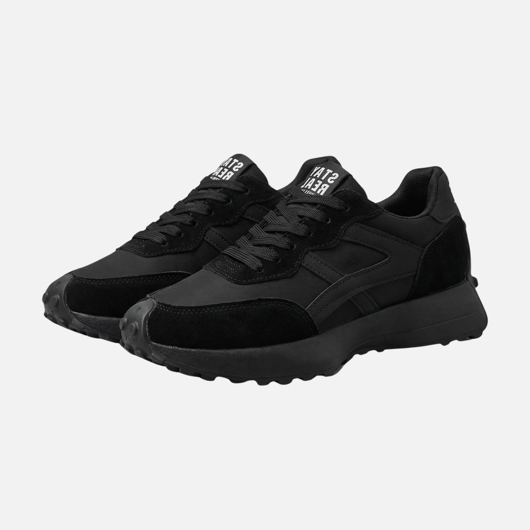 Lässige sportliche Damen-Laufschuhe – Schnürung und griffige Sohle
