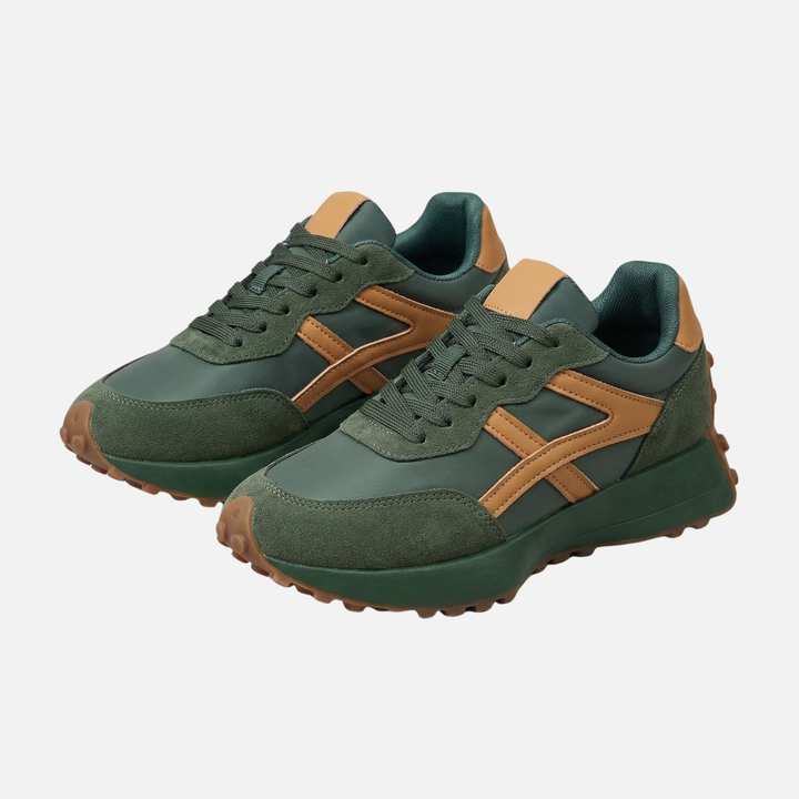 Lässige sportliche Damen-Laufschuhe – Schnürung und griffige Sohle