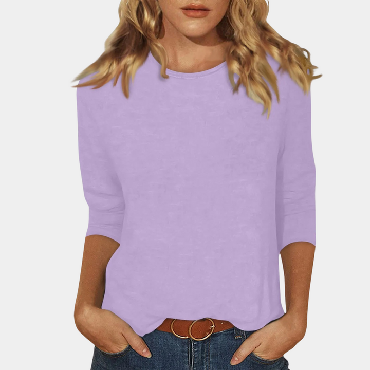 Langarm-T-Shirt für Damen – Aus weicher Baumwolle 3