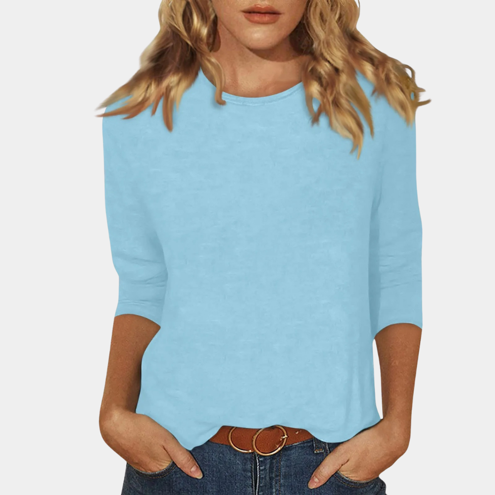 Langarm-T-Shirt für Damen – Aus weicher Baumwolle 4