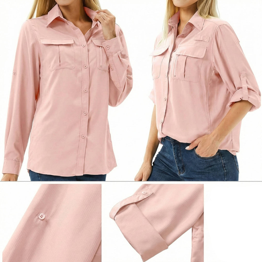 Langarm-Wander-Shirt für Damen – mit UV-Schutz 50 und ideal für Outdoor 2