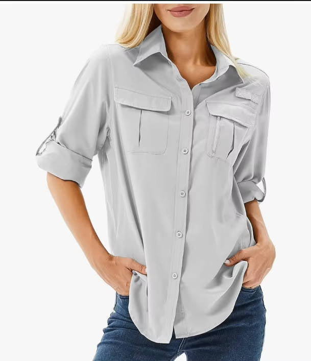 Langarm-Wander-Shirt für Damen – mit UV-Schutz 50 und ideal für Outdoor 4