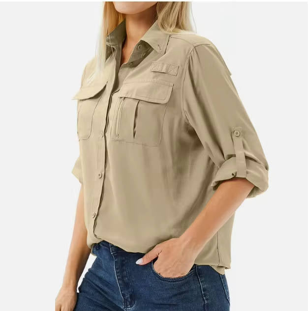 Langarm-Wander-Shirt für Damen – mit UV-Schutz 50 und ideal für Outdoor 9
