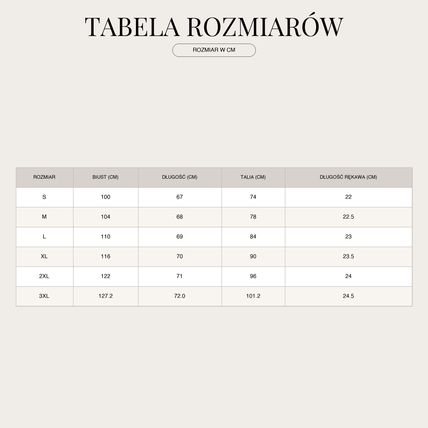 Langarm-Wander-Shirt für Damen – mit UV-Schutz 50 und ideal für Outdoor size chart