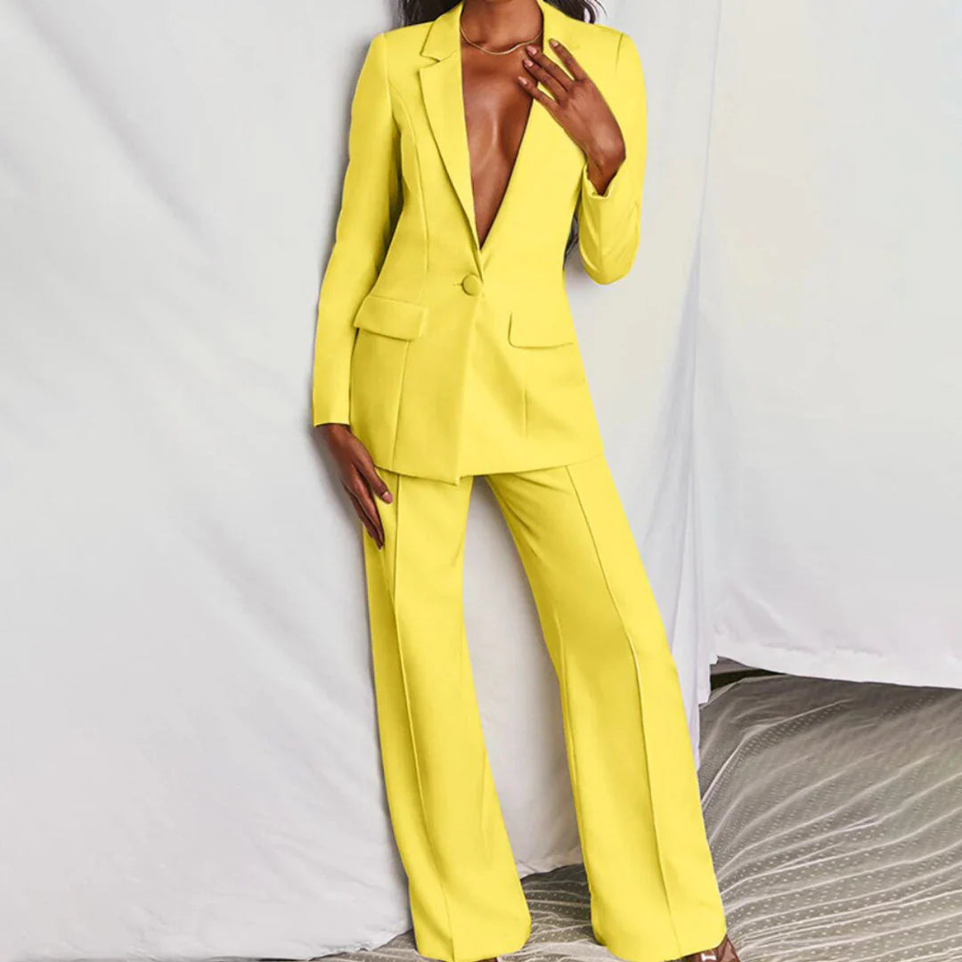 Langer_Blazer_Weite_Hose_Set_fuer_Damen_Elegant_Tailliert_1