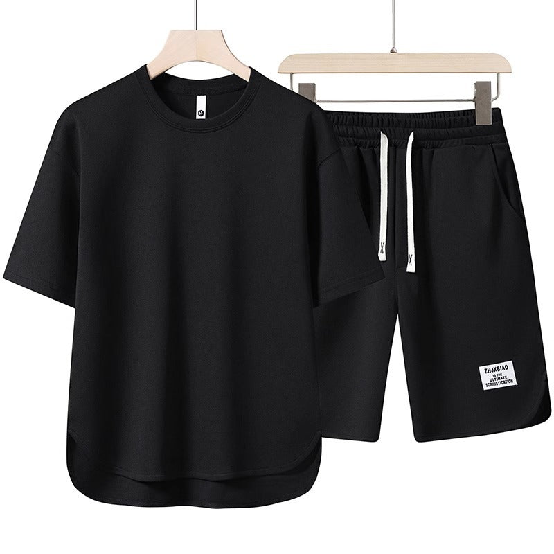 Lässiges Herren T-Shirt und Kurze Hosen Set | Sommer