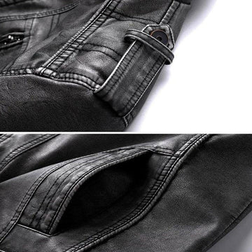 Leder-Jacke Klassik für Herren – Mit Reverskragen 3