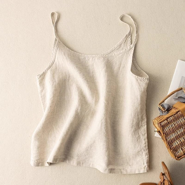 Leinen-Camisole-Top für Damen – Leicht 1