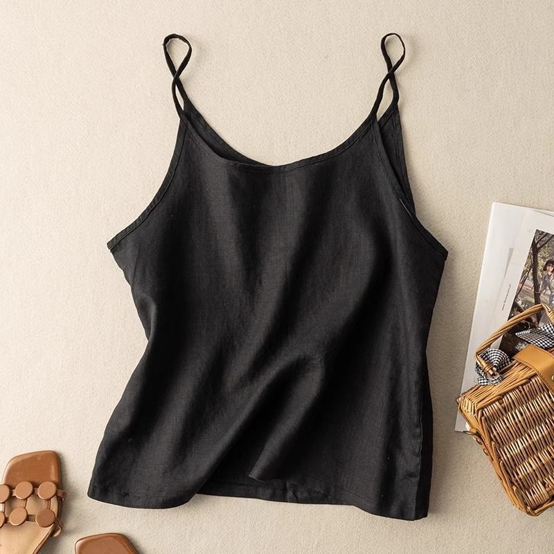 Leinen-Camisole-Top für Damen – Leicht 3