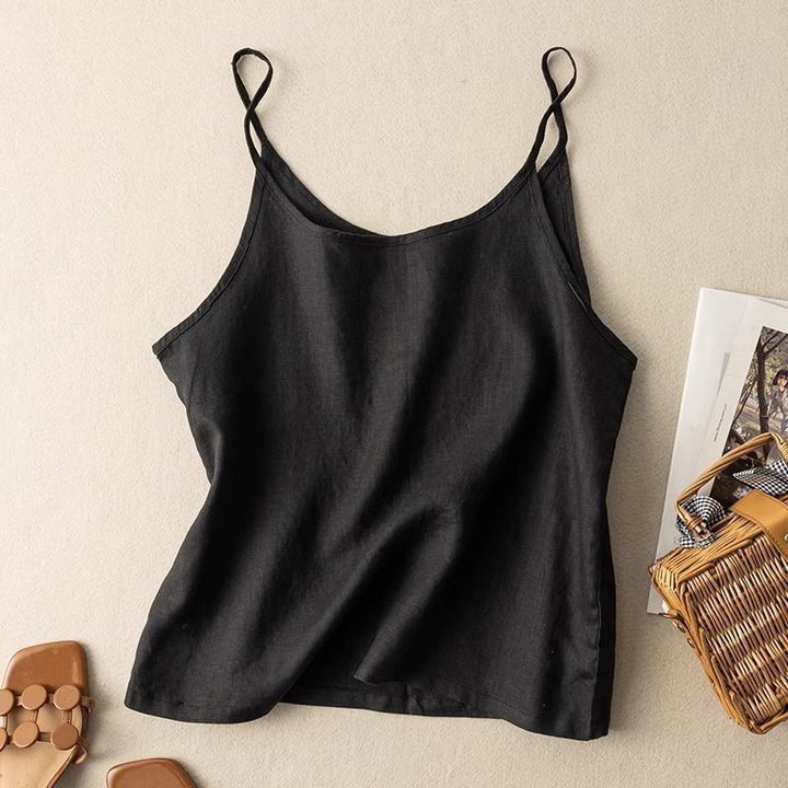Leinen-Camisole-Top für Damen – Leicht 3