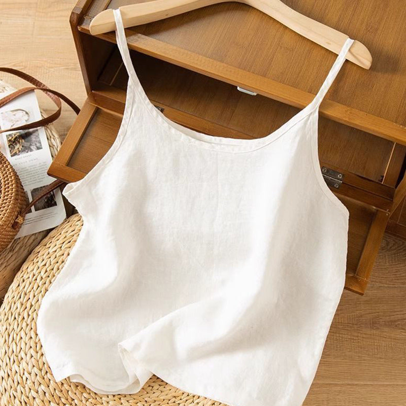 Leinen-Camisole-Top für Damen – Leicht 6