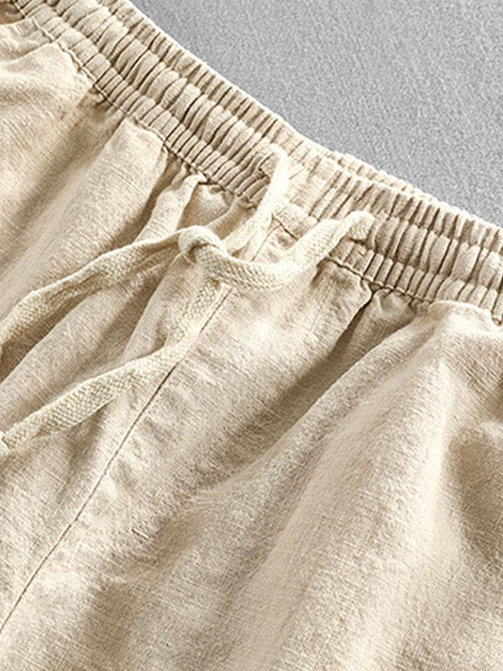 Leinen-Shorts mit Kordelzug für Herren – Leicht und atmungsaktiv 3