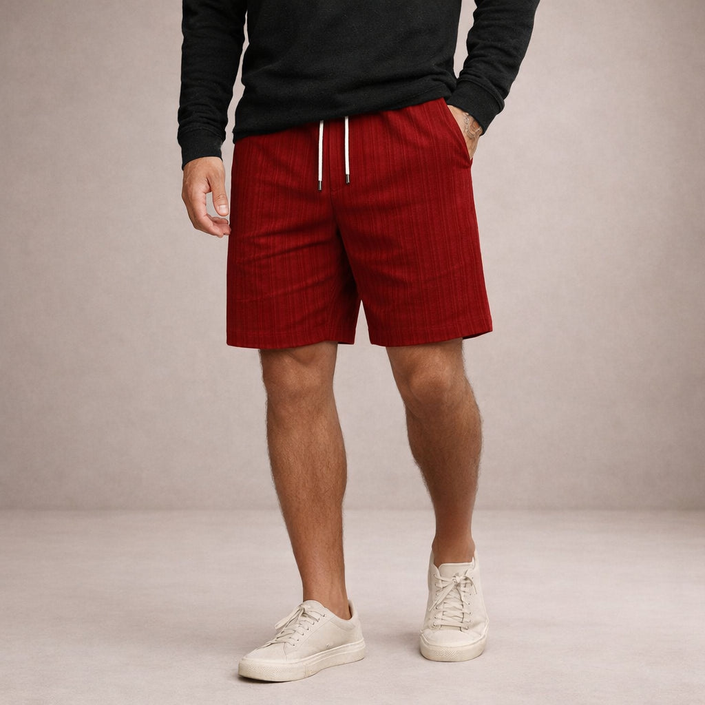 Leinen-Sommershorts für Herren – Kordelzug, Lässiger Schnitt 10