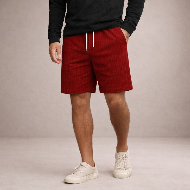 Leinen-Sommershorts für Herren – Kordelzug, Lässiger Schnitt 10