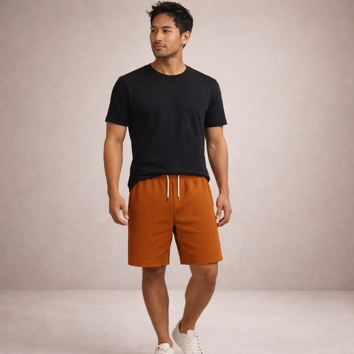 Leinen-Sommershorts für Herren – Kordelzug, Lässiger Schnitt 22