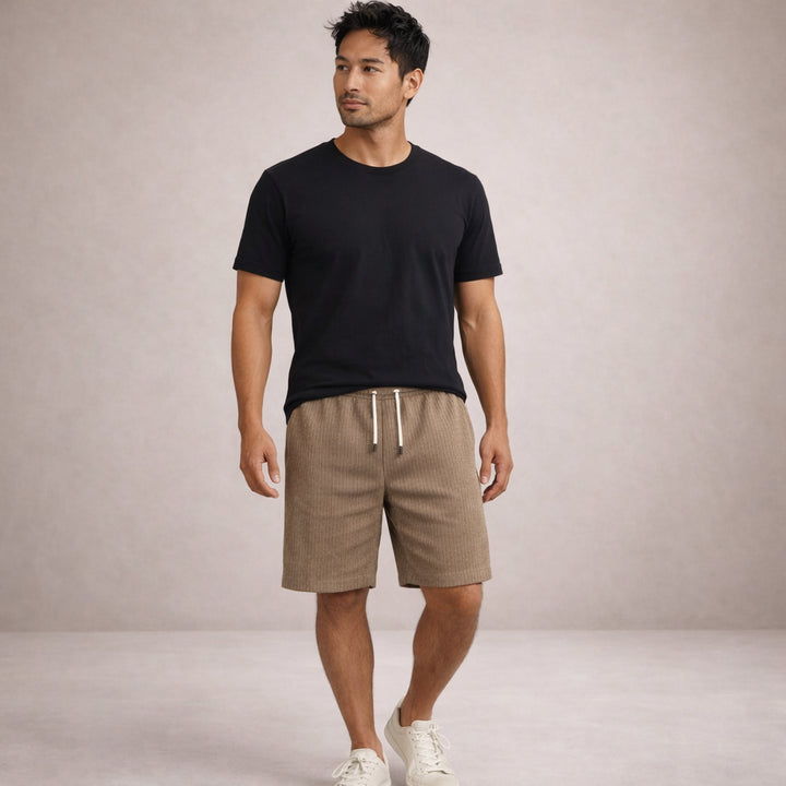 Leinen-Sommershorts für Herren – Kordelzug, Lässiger Schnitt 25