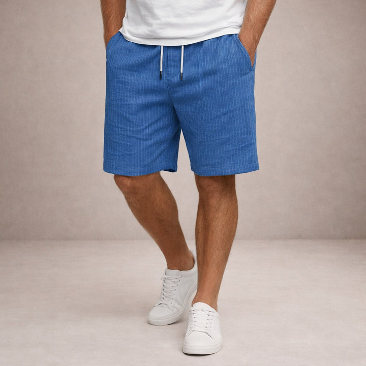 Leinen-Sommershorts für Herren – Kordelzug, Lässiger Schnitt 3