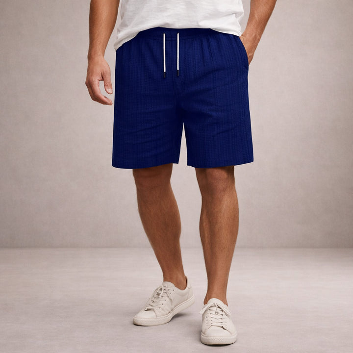 Leinen-Sommershorts für Herren – Kordelzug, Lässiger Schnitt 4