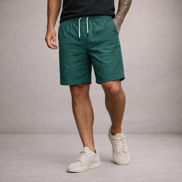 Leinen-Sommershorts für Herren – Kordelzug, Lässiger Schnitt 6