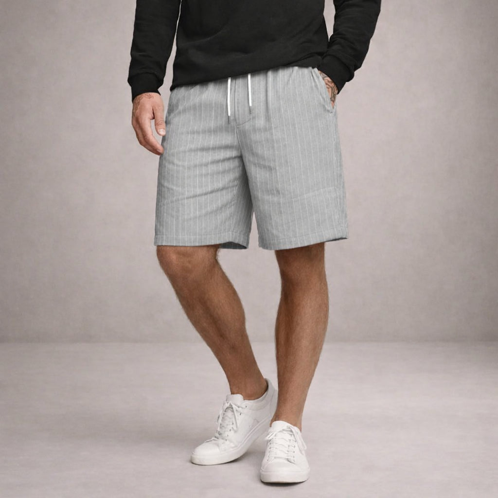 Leinen-Sommershorts für Herren – Kordelzug, Lässiger Schnitt 7