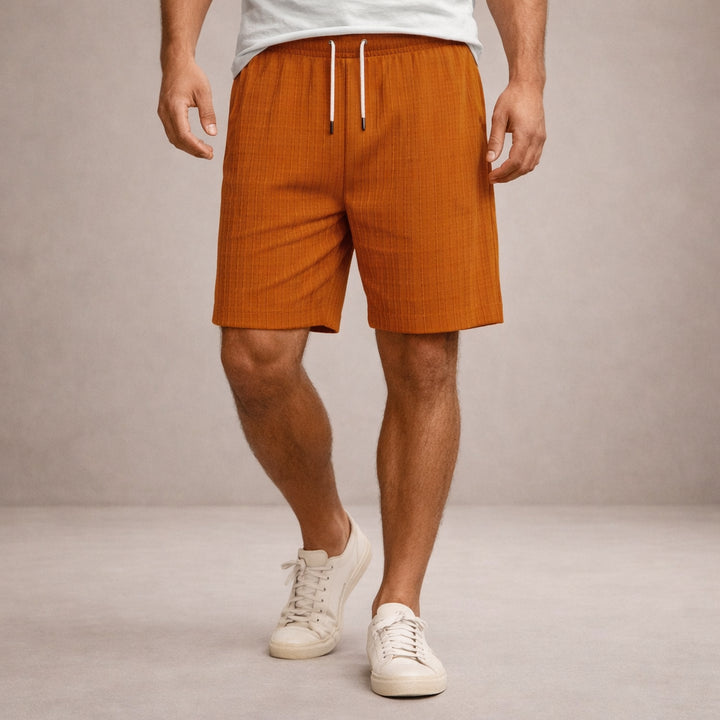 Leinen-Sommershorts für Herren – Kordelzug, Lässiger Schnitt 9