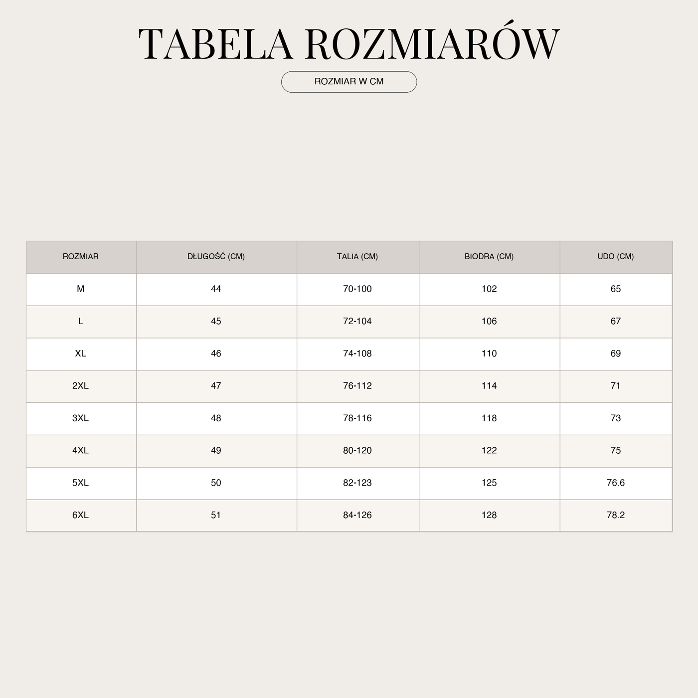Linen Drawstring Shorts für Herren – Leicht und atmungsaktiv size chart