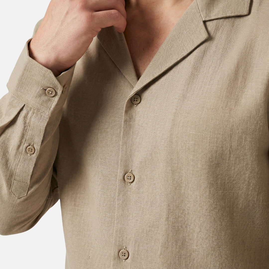 Locker geschnittenes Shirt- und Hosen-Set mit Kordel für Männer