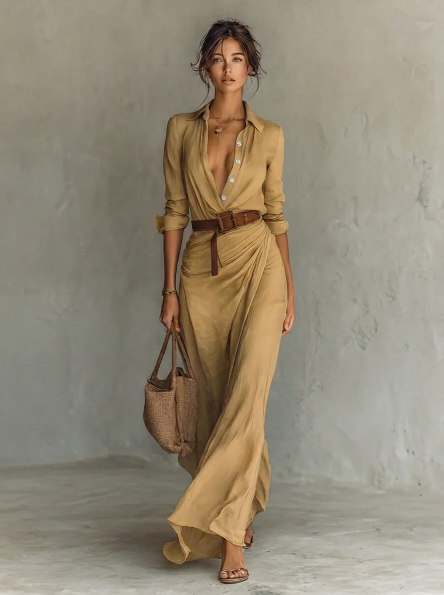 Maxikleid fuer Damen 1