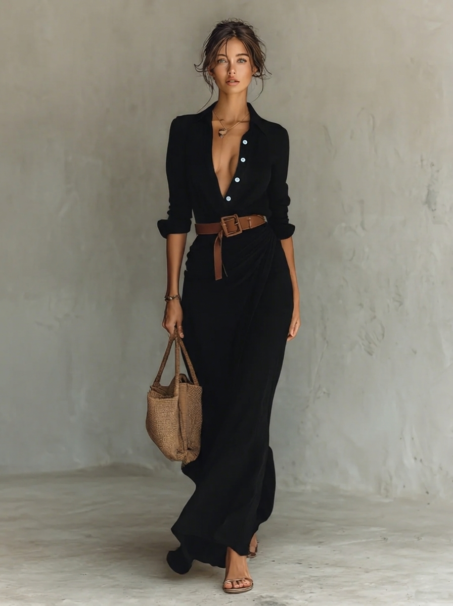 Maxikleid fuer Damen 6