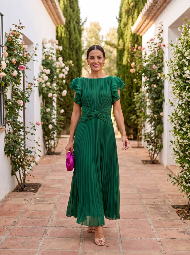 Maxikleid für Damen – Mit Blumenmuster und fließendem Schnitt 6