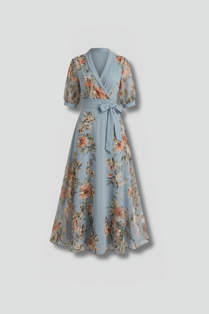 Midikleid_fuer_Damen_V_Ausschnitt_mit_Blumenmuster_1