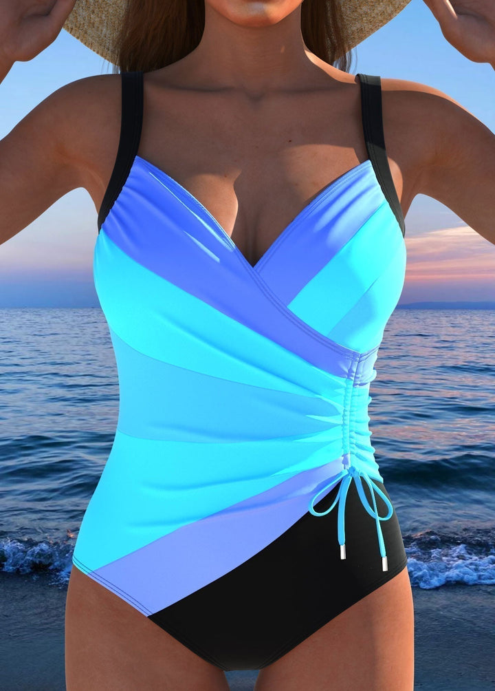 Muster-Badeanzug für Damen – Elegant und mit farbenfrohem Design 3