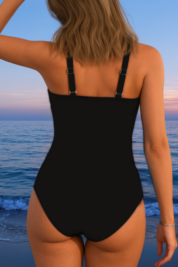 Muster-Badeanzug für Damen – Elegant und mit farbenfrohem Design 4