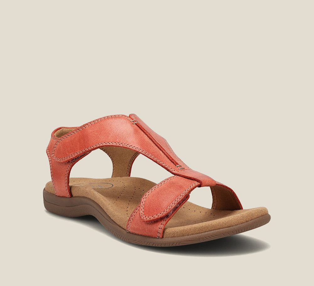 Offene Sandalen mit gepolstertem Fussbett fuer Damen 2