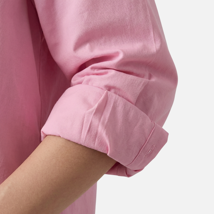 Oversize Baumwollbluse – Lockere Passform für Damen
